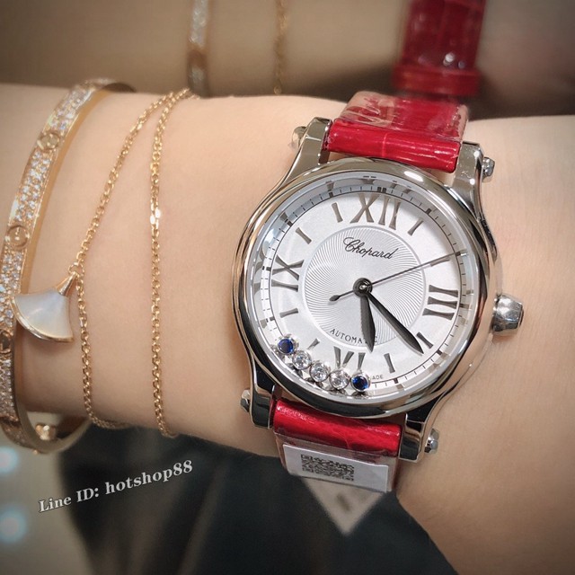 萧邦手表 CHOPARD高端女表 最新配色 CHOPARD快乐钻系列女士腕表 gjs1001